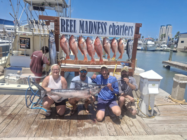 Red Snapper = Swordfish caught aboard Reel Madness