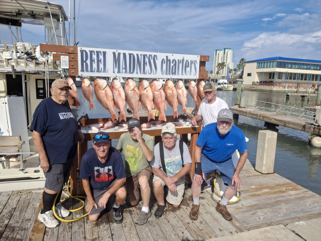 Texans Red Snapper - Winter fishing South Padre Island